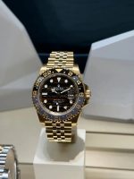 Rolex 2025 mechanical watch GMT-Master II 40mm watch soul gold dial