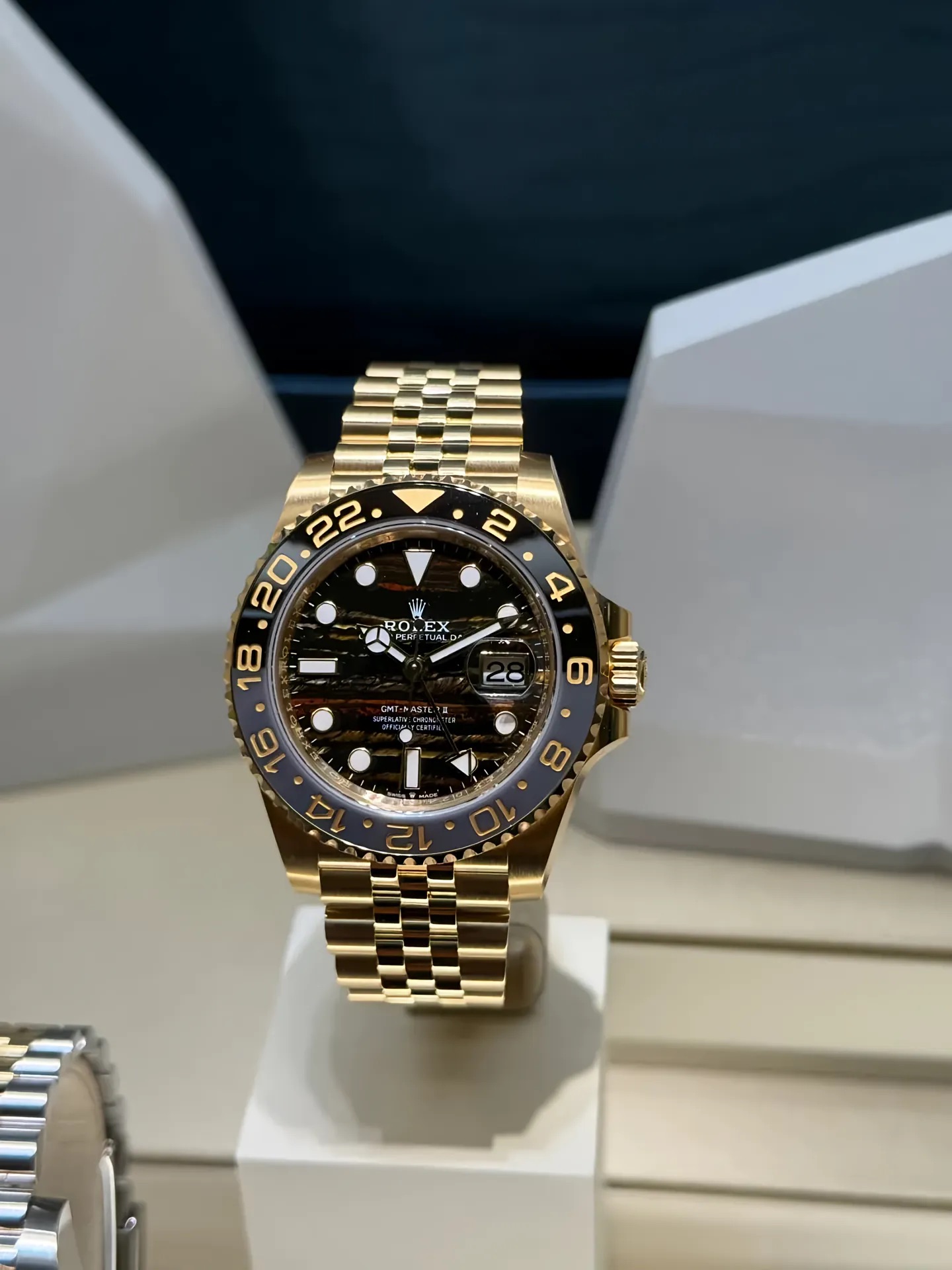 Rolex 2025 mechanical watch GMT-Master II 40mm watch soul gold dial Rolex 2025 mechanical watch GMT-Master II 40mm watch soul gold dial - Image 1