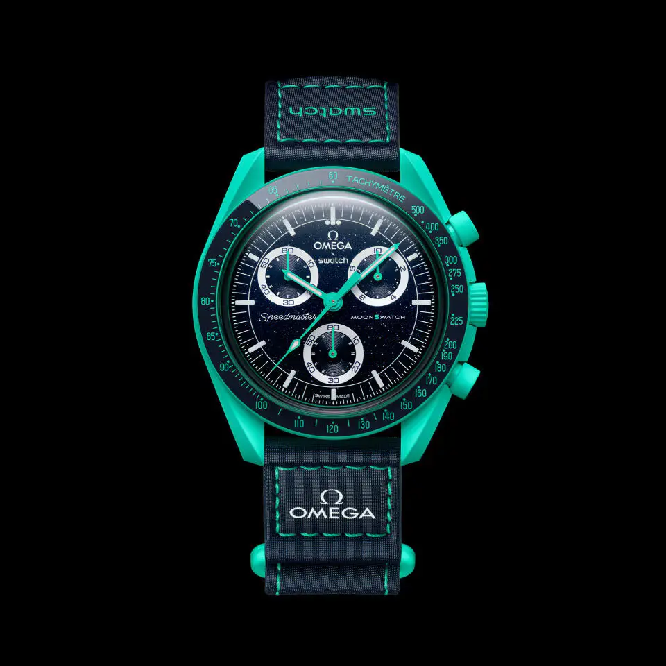 SWATCH x OMEGA 時計 MISSION ON EARTH - POLAR LIGHTS SWATCH x OMEGA Watch MISSION ON EARTH - POLAR LIGHTS - Image 1