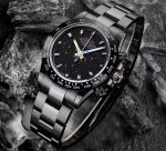 New 2025 Rolex 40mm Mechanical Watch Luxury Carbon Black Series - Image 2