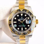 New 2025 New 2025 Greenwich LL 42mm Black Dial Beige Gold Case Rolex