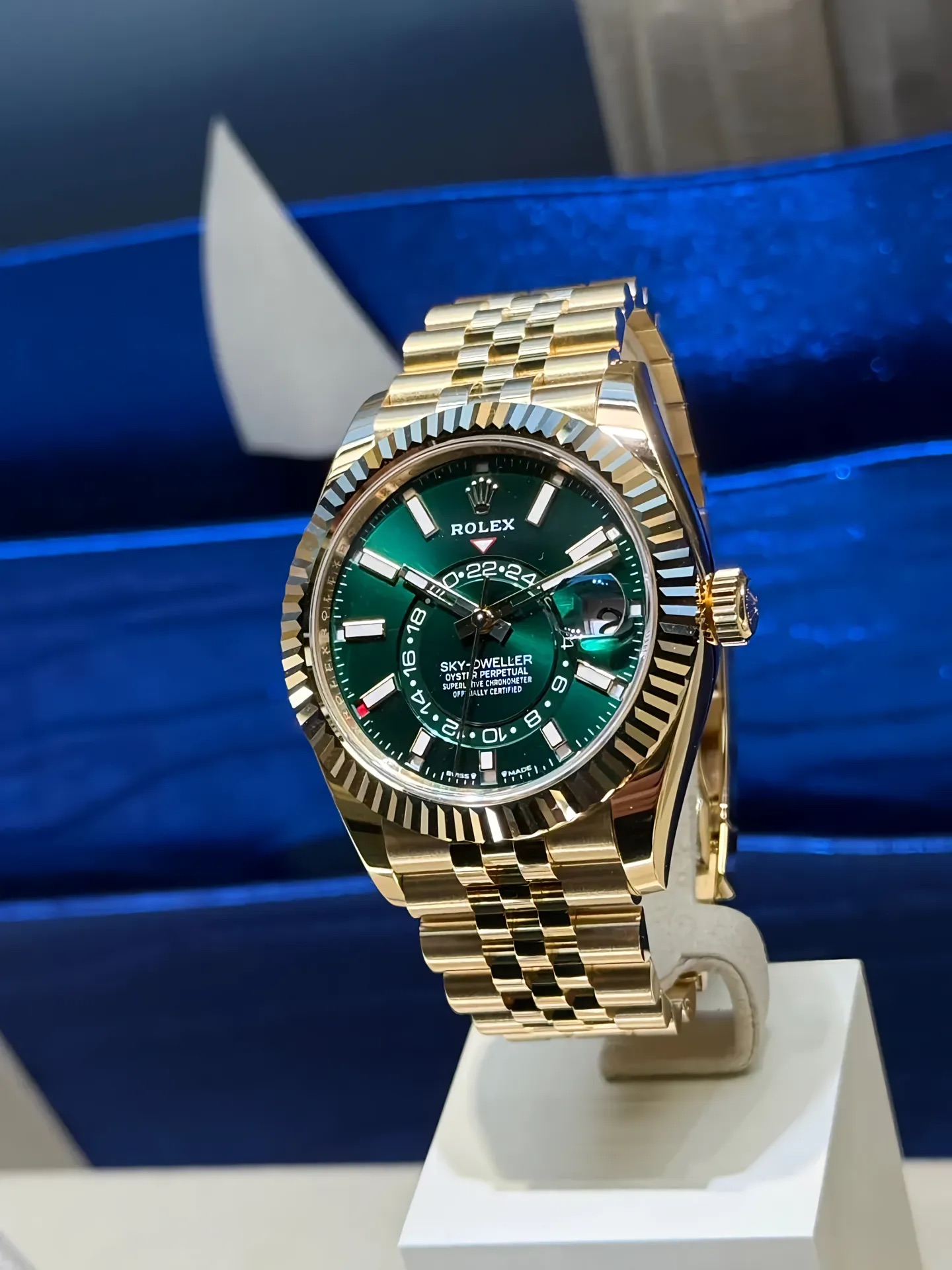 New Rolex 2025 Rolex Sky Dweller 42mm Two Tone Oyster Black Dial New Rolex 2025 Rolex Sky Dweller 42mm Two Tone Oyster Black Dial - Image 1
