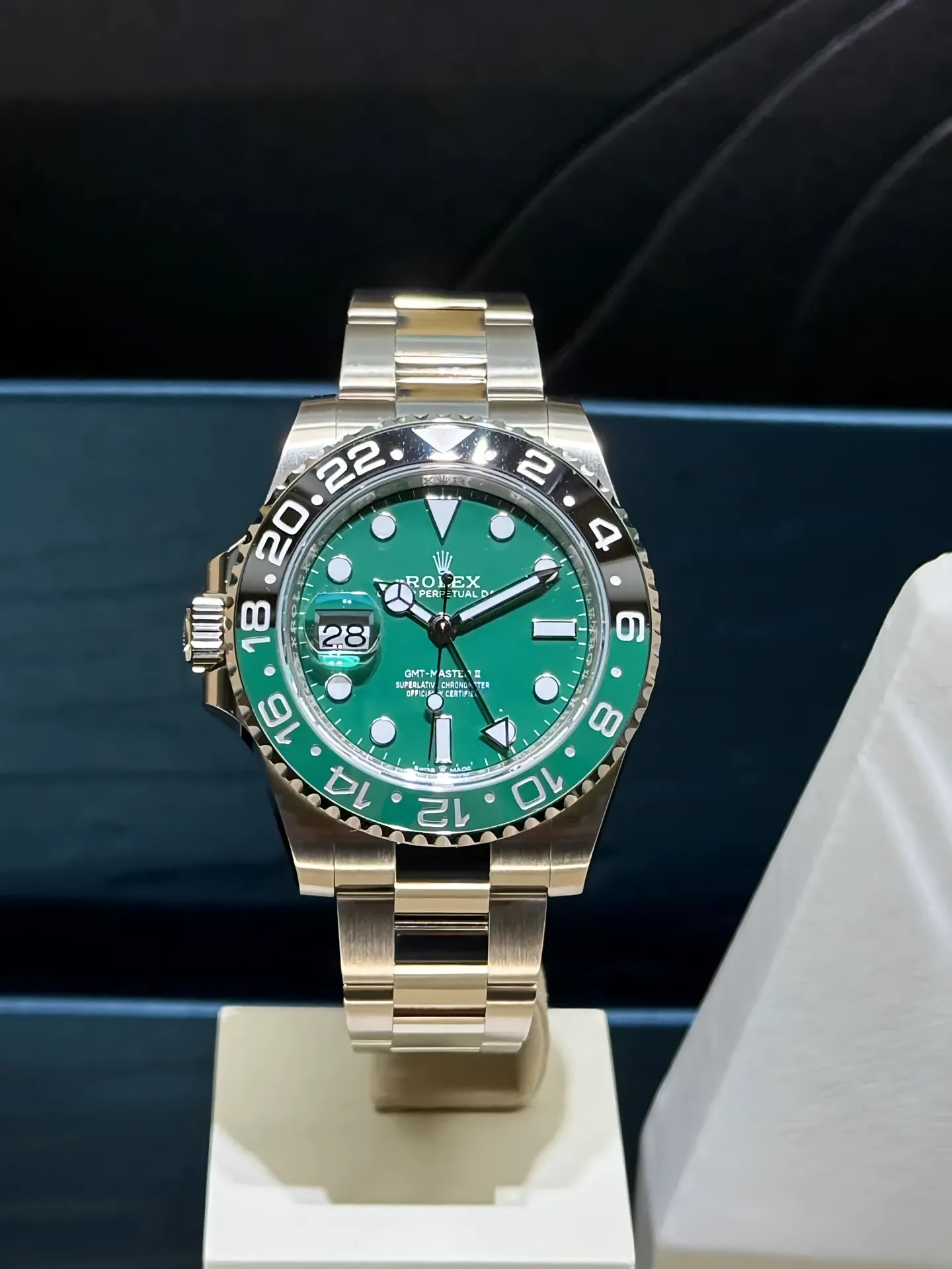 Rolex 2025 Greenwich GMT Lefty Model Green Dial Mechanical Watch 40mm Watch Rolex 2025 Greenwich GMT Lefty Model Green Dial Mechanical Watch 40mm Watch - Image 1