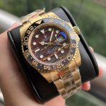 Rolex 2025 mechanical watch GMT-Master II 40mm watch soul gold dial - Image 5