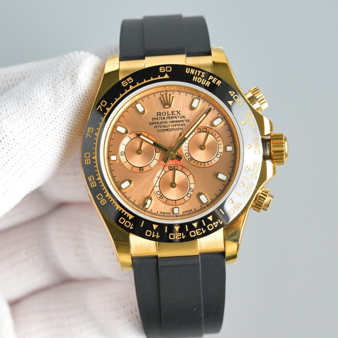 Rolex mechanical watch Daytona rose gold dial 40mm watch Rolex mechanical watch Daytona rose gold dial 40mm watch - Image 1