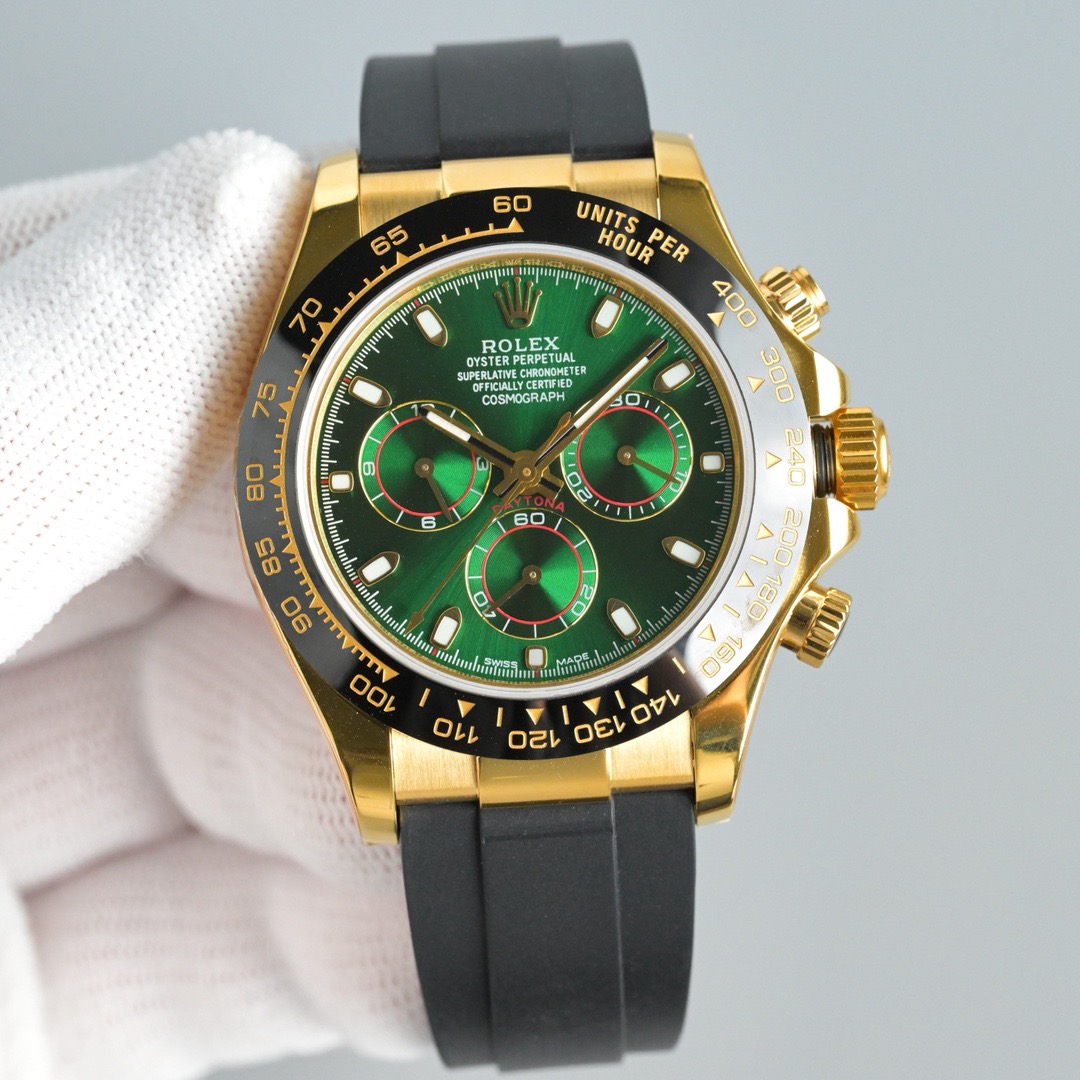 Rolex mechanical watch Daytona green dial 40mm watch Rolex mechanical watch Daytona green dial 40mm watch - Image 1