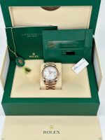 New 2024 Rolex Day Date 228235 Presidential Rose Gold White Dial Rolex - Image 9