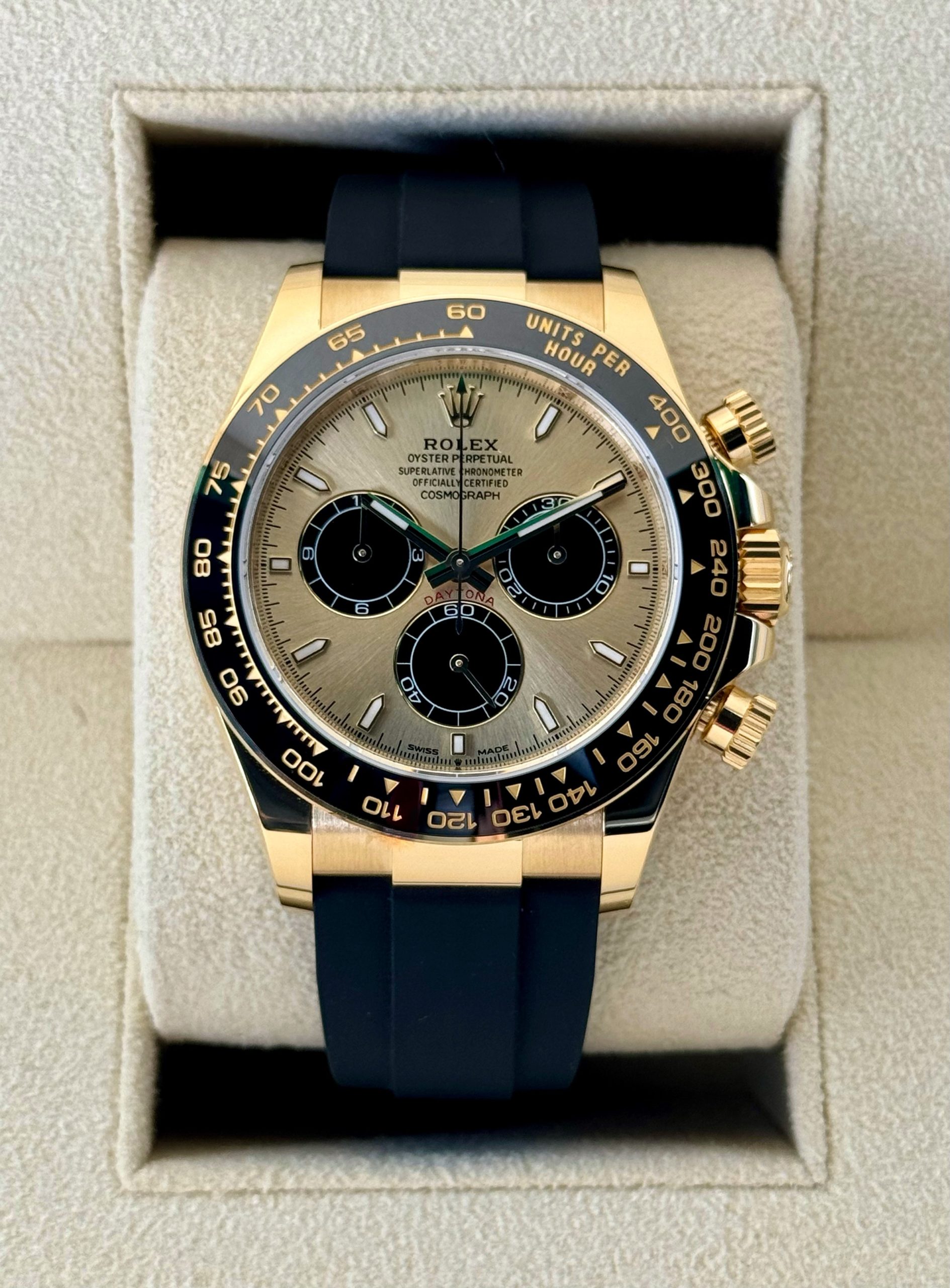 New 2024 Rolex Daytona 40mm 126518LN Oyster Flex Champagne Dial Rolex New 2024 Rolex Daytona 40mm 126518LN Oyster Flex Champagne Dial Rolex - Image 1