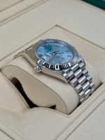 New 2024 Rolex Day Date Platinum 40mm 228236 Ice Blue Roman Dial Rolex - Image 9
