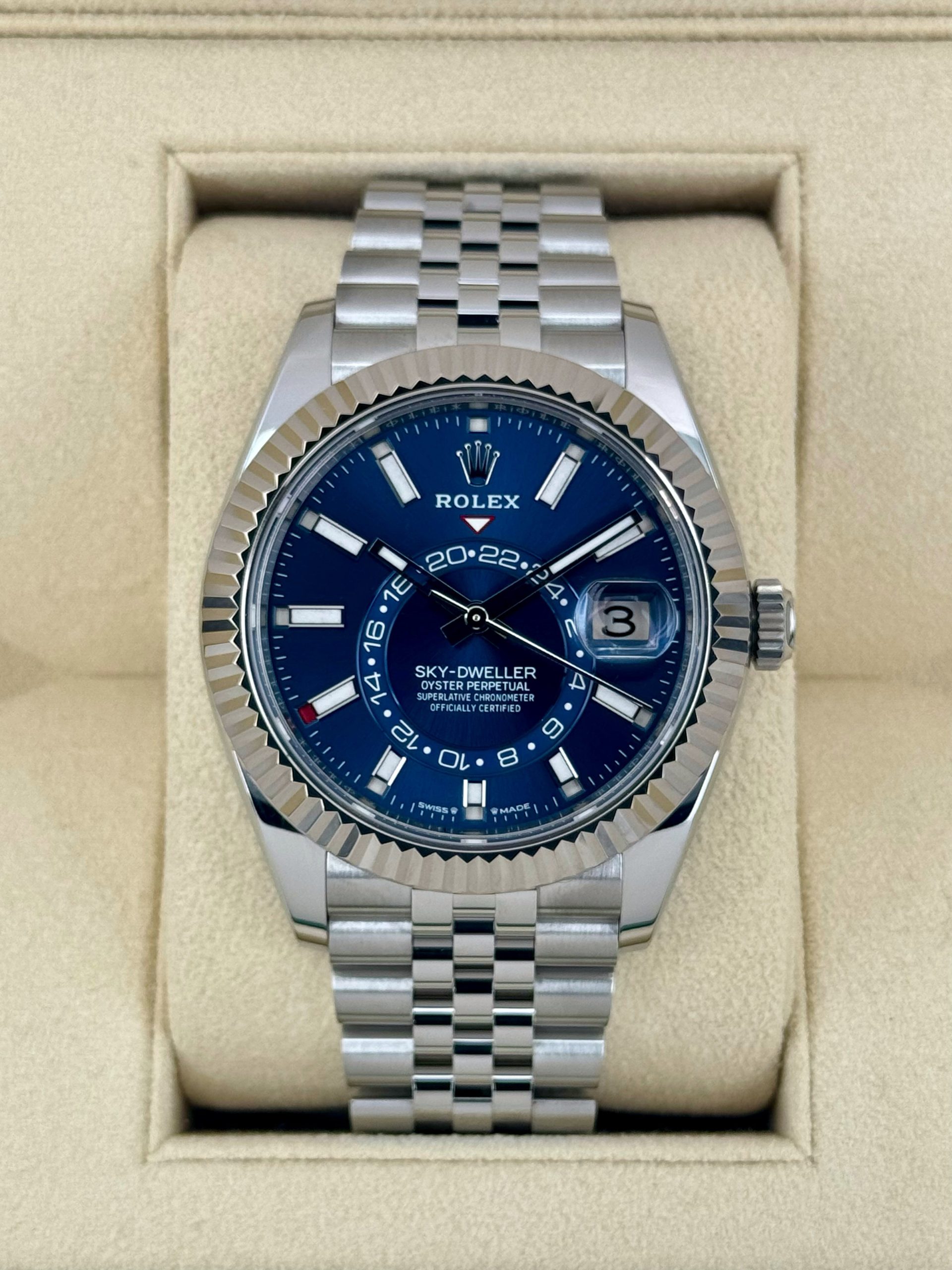 New 2024 Rolex Sky Dweller 42mm 336934 Jubilee Blue Dial Rolex New 2024 Rolex Sky Dweller 42mm 336934 Jubilee Blue Dial Rolex - Image 1