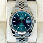 New 2024 Rolex Datejust 41mm 126334 Stainless Steel Jubilee Green Dial Rolex