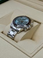 New Rolex Daytona 40mm 126506 Platinum Ice Blue Diamond Baguette Dial Rolex - Image 6