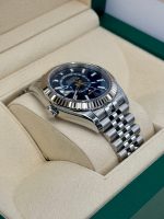 2022 Sky Dweller 42mm 326934 Stainless Steel Jubilee Blue Dial Rolex - Image 9