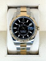 New 2024 Rolex Sky Idle Error 42mm 336933 Two Tone Oyster Black Dial Rolex