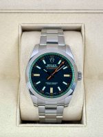 2021 Rolex Milgauss 40mm 116400GV Stainless Steel Black Dial Rolex