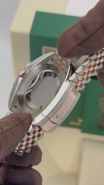 New 2024 Rolex Datejust 41mm 126331 Two Tone Jubilee Sandust Diamond Dial Rolex - Image 2