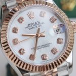 New 2024 Rolex Datejust 41mm 126331 Two Tone Jubilee Sandust Diamond Dial Rolex - Image 16