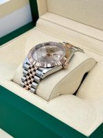 New 2024 Rolex Datejust 41mm 126331 Two Tone Jubilee Sandust Diamond Dial Rolex - Image 6