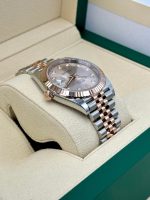 New 2024 Rolex Datejust 41mm 126331 Two Tone Jubilee Sandust Diamond Dial Rolex - Image 9