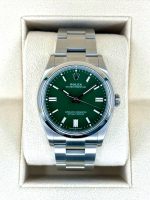 New 2024 Rolex Oyster Perpetual 36mm 126000 Green Dial Rolex