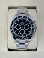 New 2025 Rolex Daytona 40mm 126500LN Stainless Steel Black Dial Rolex
