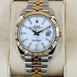 New 2024 Rolex Datejust 41mm 126333 Two Tone Jubilee White Dial Rolex