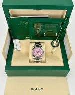 New 2024 Rolex Oyster Perpetual 36mm 126000 Candy Pink Dial Rolex - Image 11
