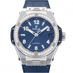 HUBLOT Big Bang One Click Steel Blue Diamond 465.SX.7170.LR.1204