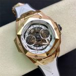 UBLO BIG BANG UNICO SUNBLUE II KING GOLD WHITE World limited 100 pieces 418.OX.2001.RX.MXM20 - Image 4