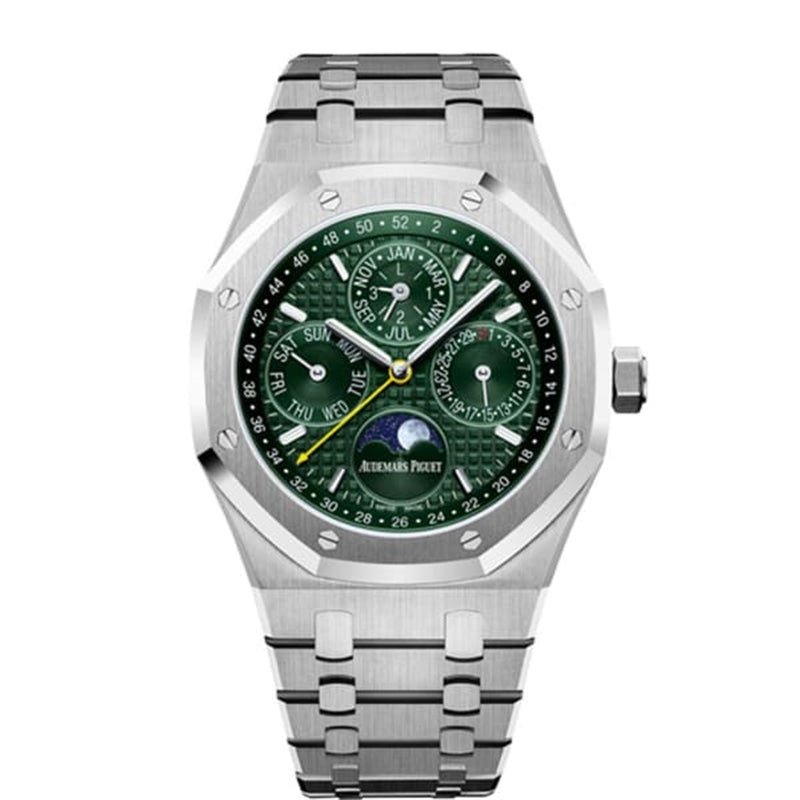 A UD EM AP IG UE Royal Oak Per petu al Cal endar World Limited 50 pieces26606ST.OO.1220ST.01 A UD EM AP IG UE Royal Oak Per petu al Cal endar World Limited 50 pieces26606ST.OO.1220ST.01 - Image 1