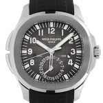 Patek Philippe - Aquanote Travel Time| PATEK PHILIPPE| 5164A - 001| SS Black Dial Automatic Rubber Winding| Unused item|