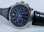 Patek Philippe - Complications Chronograph| PATEK PHILIPPE| 5170P - 001| PT Blue / Diamond Clock Hand Winding Leather| Commissions| Middle Ages| - Image 7