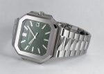 Patek Philippe - Cubitas| PATEK PHILIPPE| 5821 / 1A - 001| SS Olive Green Clock Automatic Winding Bracelet| Middle Ages - Image 7