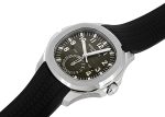 Patek Philippe - Aquanote Travel Time| PATEK PHILIPPE| 5164A - 001| SS Black Dial Automatic Rubber Winding - Image 2
