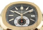 Patek Philippe - Notchilla Chronographs| PATEK PHILIPPE| 5980R - 001| RG Brown Clock Automatic Winding Leather| Middle Ages| - Image 10