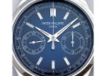 Patek Philippe - Complications Chronograph| PATEK PHILIPPE| 5170P - 001| PT Blue / Diamond Clock Hand Winding Leather| Commissions| Middle Ages| - Image 8