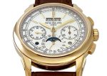 Patek Philippe - Grand Complication Chronograph| PATEK PHILIPPE| 5270J-001| YG Silver Clock Hand-Winding Leather| Commissions| Unused item - Image 7