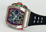 Richards Mill - Automatic Split Second Chronograph| RICHARD MILLE| RM65 - 01| TI Skeleton Clock Automatic Winding Rubber| Middle Ages - Image 11