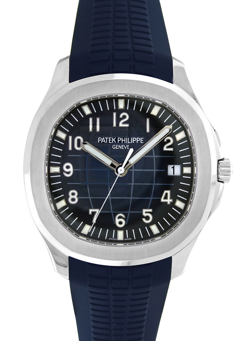 PATEC PHILIPPE - Aquanote| PATEK PHILIPPE| 5168G - 001| WG Blue Clock Automatic Winding Rubber| Unused item| PATEC PHILIPPE - Aquanote| PATEK PHILIPPE| 5168G - 001| WG Blue Clock Automatic Winding Rubber| Unused item| - Image 1