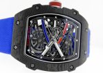 RICHAL MILL - Automatic Sebastian OJET Carbon TPT| by Richard Mille| RM67 - 02| Skeleton Clock Automatic Winding Rubber| Unused item| - Image 7