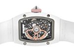 RICHAL MILL - Ladies Automatic JAPAN PINK| RICHARD MILLE| RM07 - 01| ATZ / WG Skeleton Clock Automatic Winding Rubber| Japan limited 40 copies| Middle Ages| - Image 4