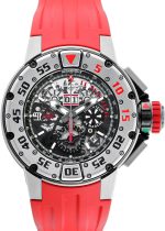 Richards Mill - Automatic Chronograph Diver| RICHARD MILLE| RM032 TI Skeleton Clock Automatic Winding Rubber| Middle Ages|
