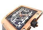 Richards Mill - Automatic Extra Flat| RICHARD MILLE| RM016| RG Skeleton Clock Automatic Leather| Middle Ages| - Image 7