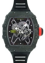 Richard Mill - Rafael Nadal Carbon| RICHARD MILLE| RM35 - 01| TPT Skeleton Dial Hand Winding Rubber| Middle Ages| - Image 2
