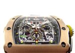 Richards Mill - Automatic Flyback Chronograph| by Richard Mille| RM11 - 03| RG / TI Skeleton Dial Automatic Winding Rubber| - Image 7