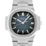 Patek Philippe - Nautilus| PATEK PHILIPPE| 5800 / 1A-001| SS Blue Clock Automatic Winding Bracelet| Middle Ages|