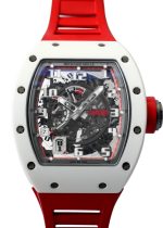 Richards Mill - Japan Red| RICHARD MILLE| RM030| ATZ / TI Skeleton Dial Automatic Winding Rubber| Japan Limited to 50 copies| Middle Ages|
