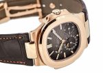 Patek Philippe - Nautilus Puchi Complications| PATEK PHILIPPE| 5712R - 001| RG Black Brown Clock Automatic Winding Leather| Unused item| - Image 6
