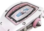RICHAL MILL - Ladies Automatic JAPAN PINK| RICHARD MILLE| RM07 - 01| ATZ / WG Skeleton Clock Automatic Winding Rubber| Japan limited 40 copies| Middle Ages| - Image 7