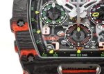 Richard Mill - Automatic Flyback Chronograph McLaren| by Richard Mille| RM11 - 03 MCL| Carbon TPT Skeleton Dial Autowinding Rubber| - Image 9